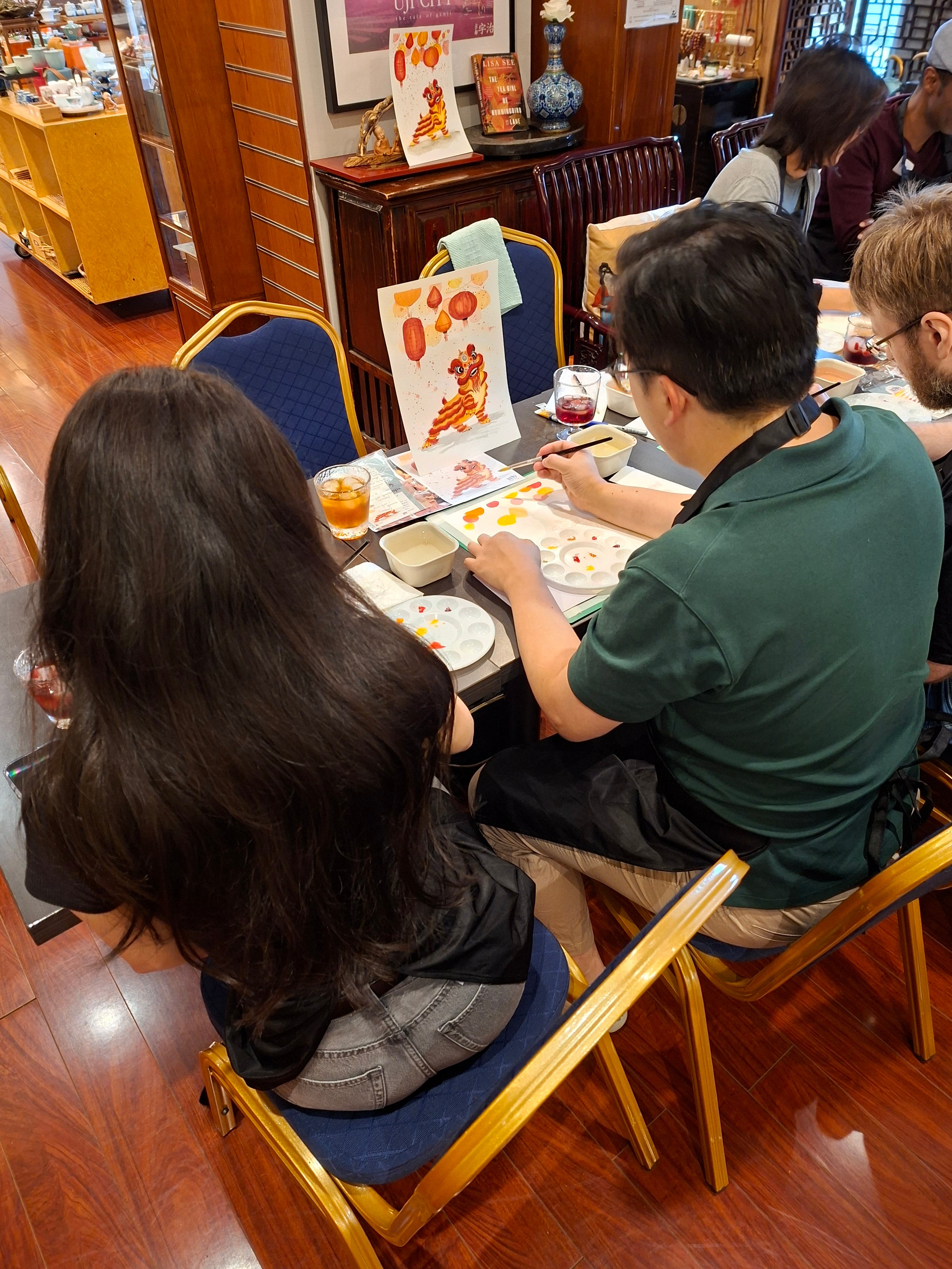 Paint and Tea at Zensation Teahouse