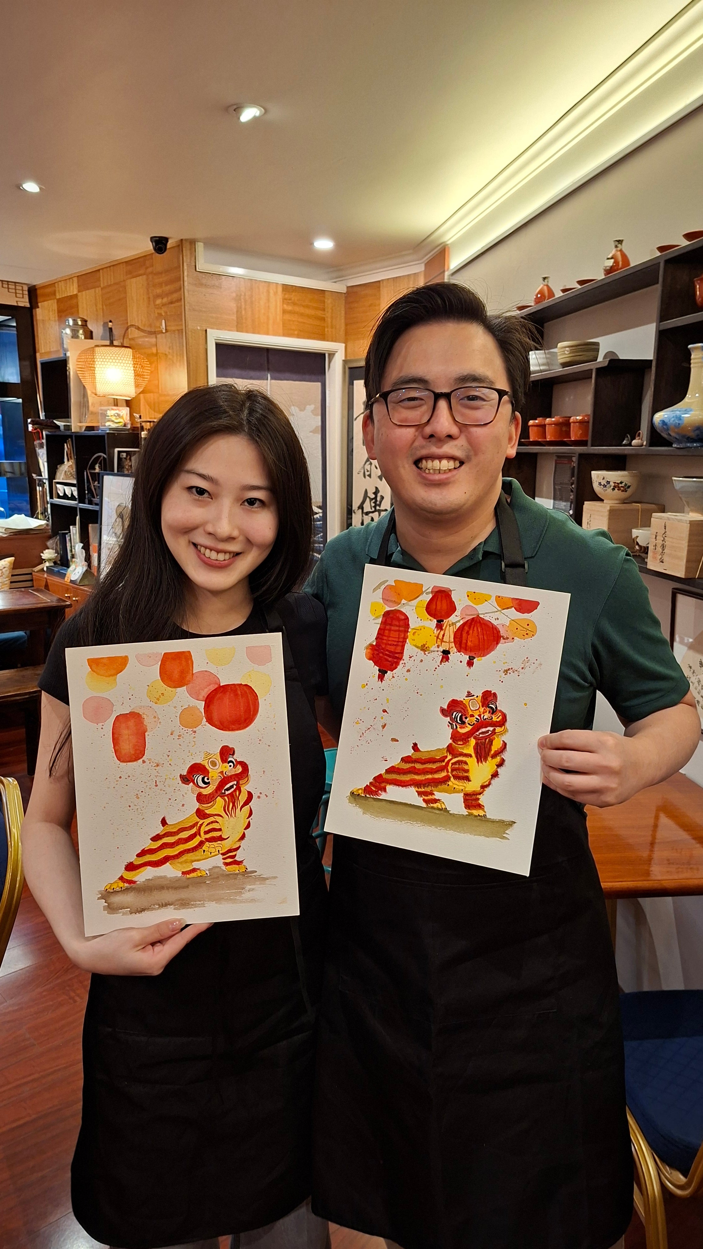 Paint and Tea at Zensation Teahouse