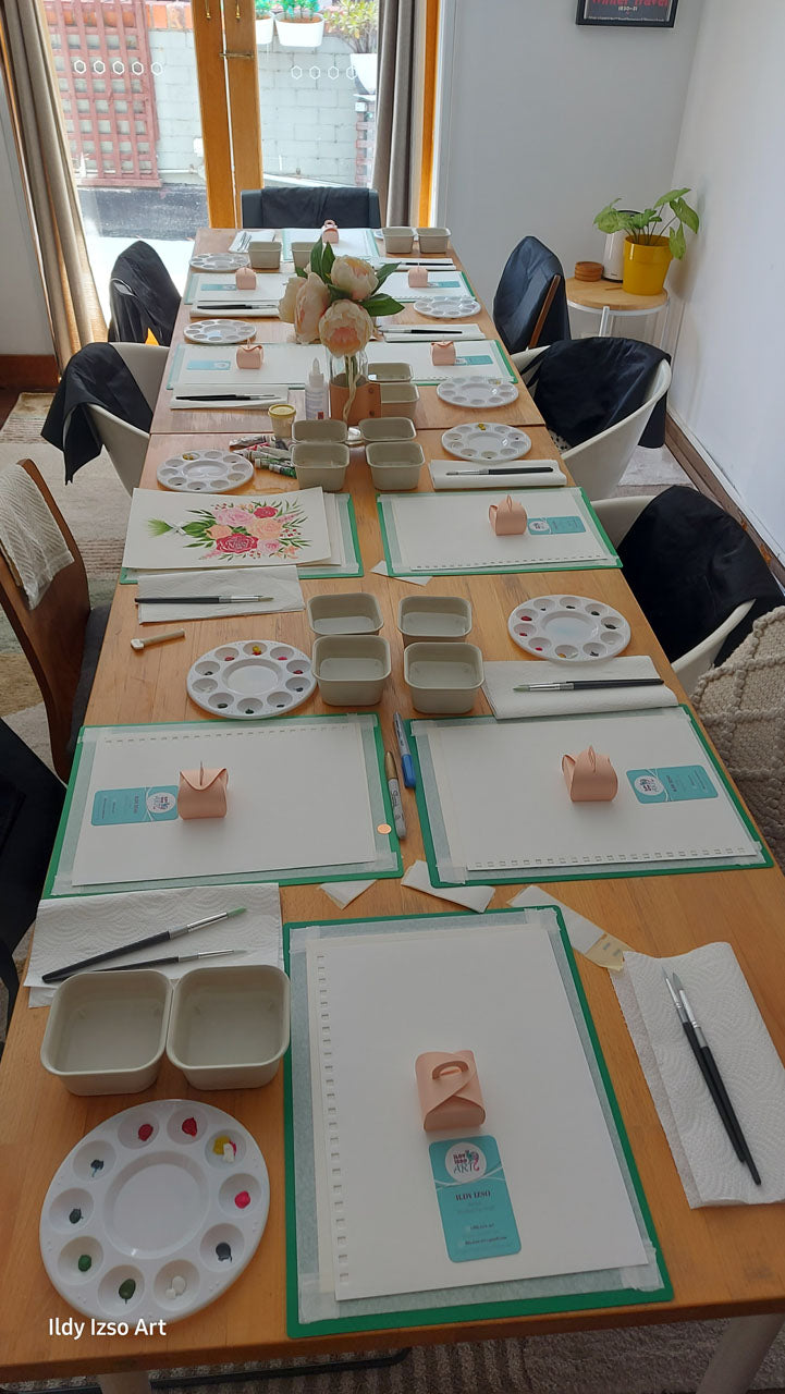 Watercolour Floral Bouquet Painting Workshop