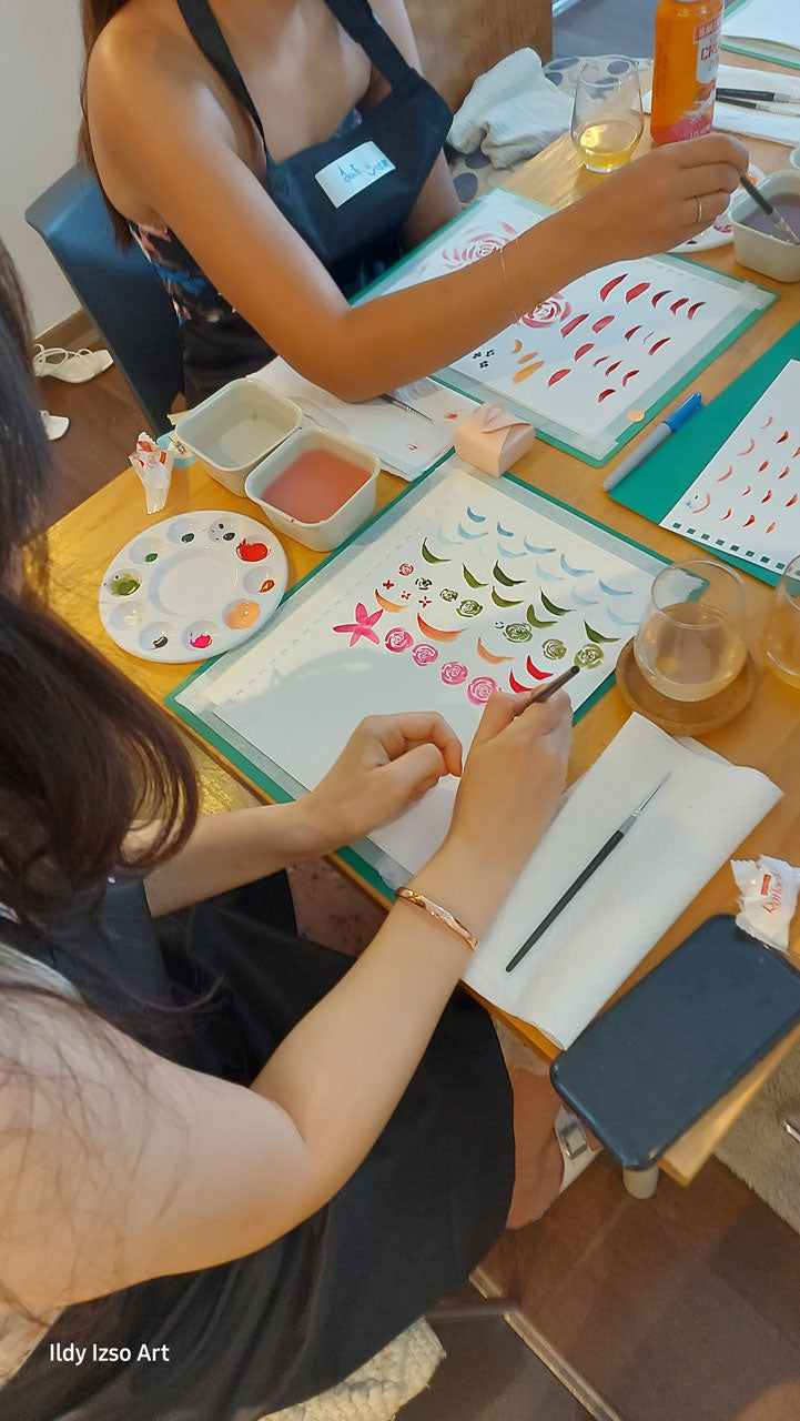 Watercolour Floral Bouquet Painting Workshop