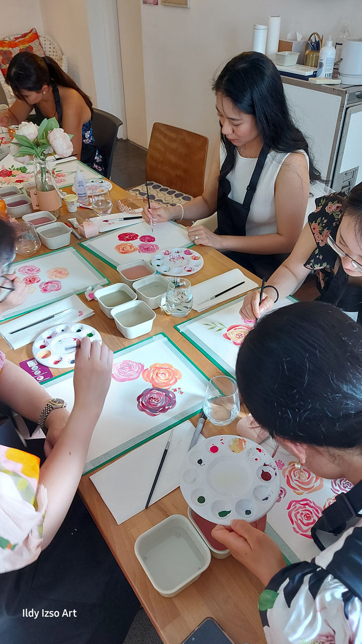 Watercolour Floral Bouquet Painting Workshop