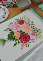 Watercolour Floral Bouquet Painting Workshop