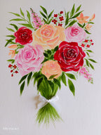 Watercolour Floral Bouquet Painting Workshop