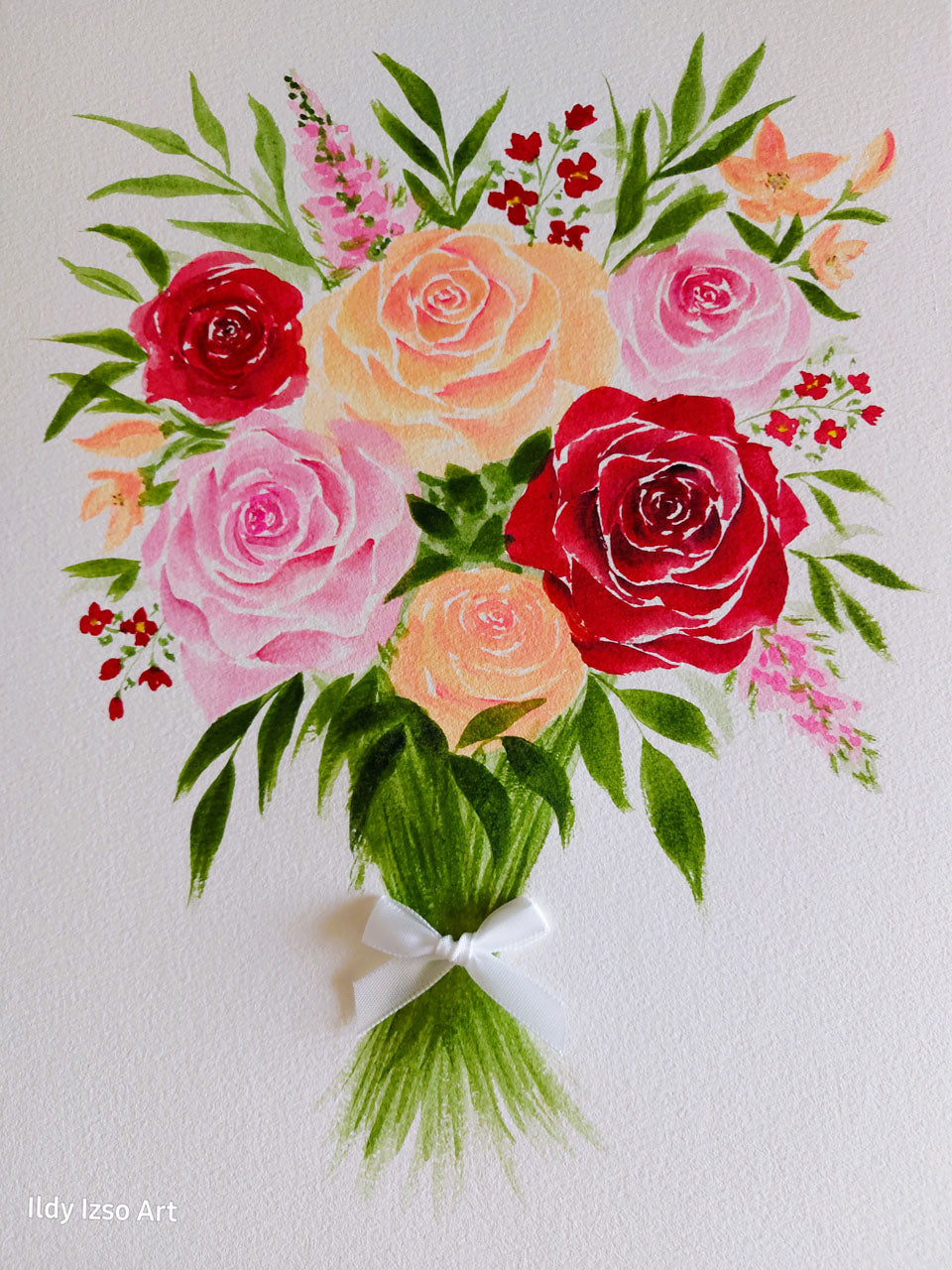 Watercolour Floral Bouquet Painting Workshop
