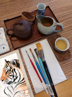 Paint and Tea at Zensation Teahouse